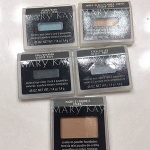 Mary Kay eyeshadow and foundation
